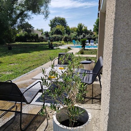 Demeure En Pierre Avec Piscine Privee Villa Etauliers Luaran gambar